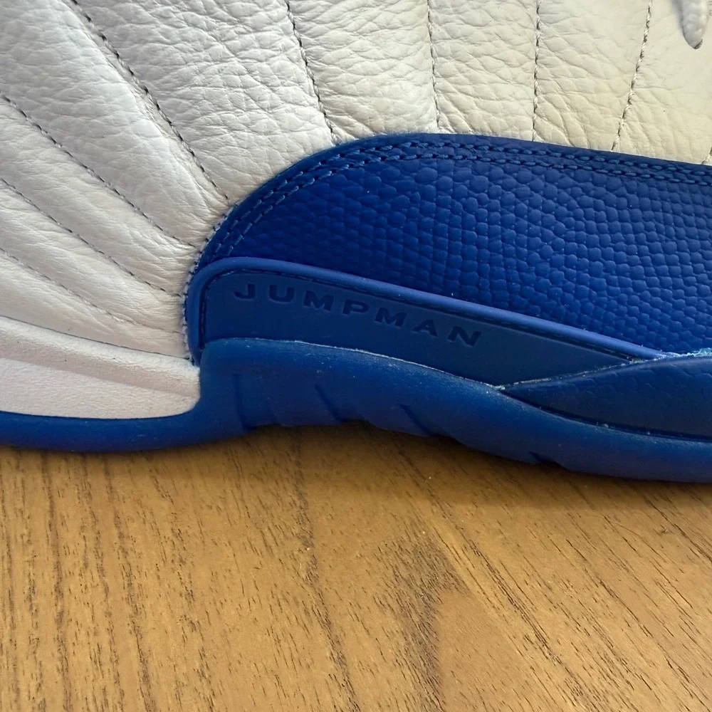 Nike Air Jordan 12 Retro Blueberry CT8013-140 Men's Size 15 White Game Royal